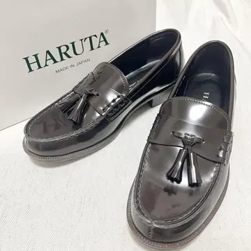 [ 미사용 ] HARUTA 하루타 가죽 태슬 로퍼 소가죽 브라운