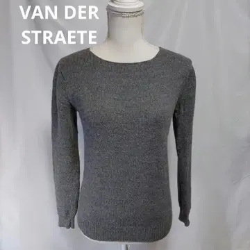 VAN DER STRAETE 알파카 혼방 크루넥 긴팔 니트 스웨터
