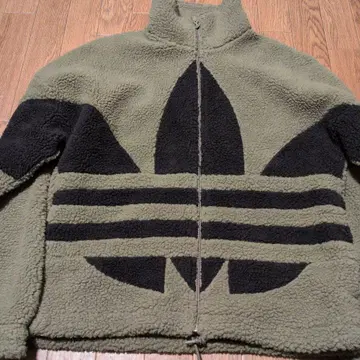 adidas 플리스 자켓 올리브