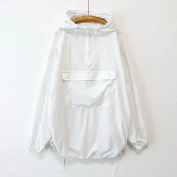 URBAN RESEARCH 스윔 아노락 지퍼 후드티 UV 컷 화이트