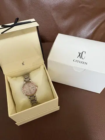 CITIZEN XC 여성용 시계 핑크