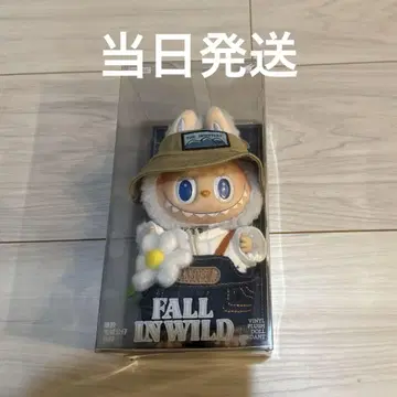 정품 popmart FALL IN WILD 봉제 인형 펜던트 데님
