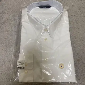 이세탄 화이트 긴팔 셔츠 버튼다운