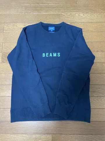 Beams 로고 맨투맨 사이즈 L