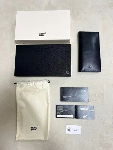몽블랑 Mont Blanc 블랙 장지갑 지갑