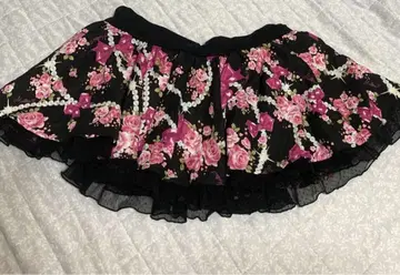 [ y2k 헤이세이 갸루 ] MARS 펄 리본 무늬 치마바지