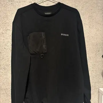새상품급 PHATRNK 팻랭크 긴팔 티셔츠 레어 인기 로고 블랙 XL