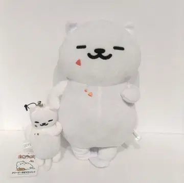 고양이 앳홈 만조쿠상 봉제 인형 마스코트 클리너 세트 고양이 네코