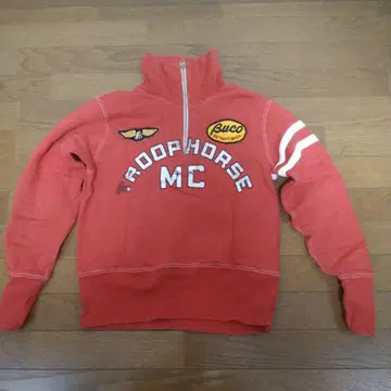 리얼 맥코이 Buco 하프 지퍼 맨투맨