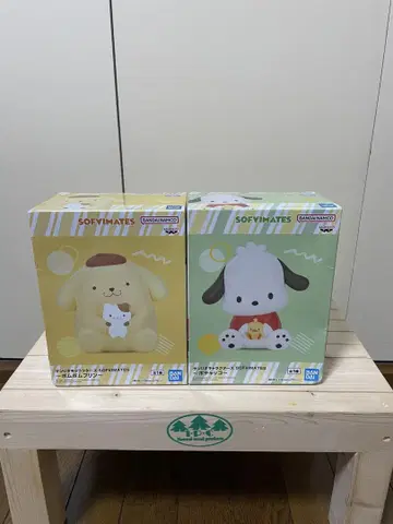 폼폼푸딩 포차코 소프트 비닐 피규어 2점 세트