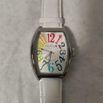 프랭크 미우라 손목시계 6호기(개조) 매그넘 레인보우 화이트 완판 모델