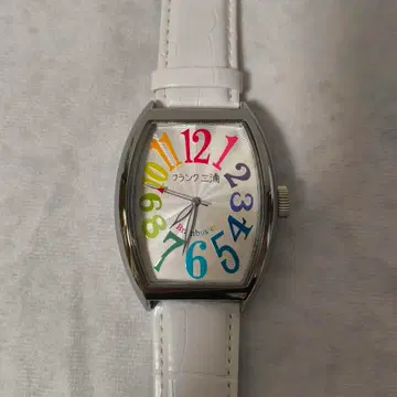 프랭크 미우라 손목시계 6호기(개조) 매그넘 레인보우 화이트 완판 모델