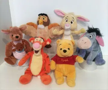디즈니 곰돌이 푸 봉제 인형 6종 푸우, 티거, 이요르