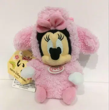 디즈니 미니 봉제 인형 배지 설날 경자년 강아지 2018