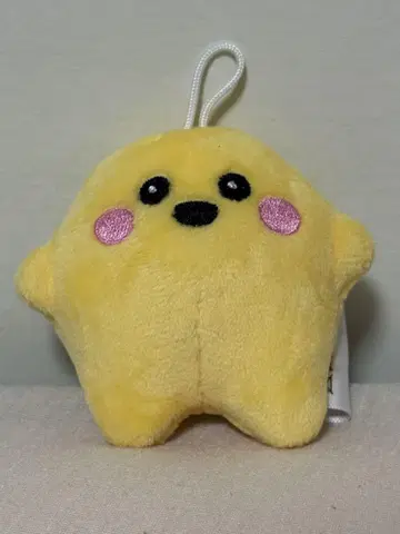오사카 간사이 엑스포 서큘러 봉제 인형 소 옐로우 컬러