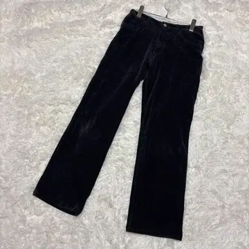 DAMA collection 다크 그레이 코듀로이 스트레치 레그 팬츠