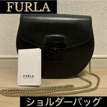 [ 새상품급 ] FURLA 훌라 숄더백 핸드백 블랙 여성용