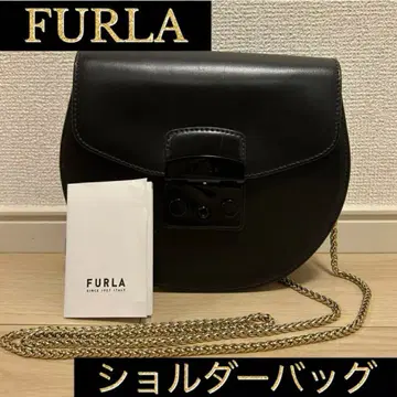[ 새상품급 ] FURLA 훌라 숄더백 핸드백 블랙 여성용