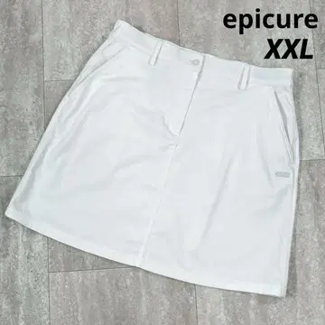 [에피큐어] 스커트 XXL 사이즈 화이트 골프웨어 여성용