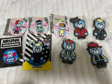 BIGBANG KRUNK 캔뱃지 키링 세트