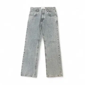 SECOND/LAYER Straight Washed Jeans 데님