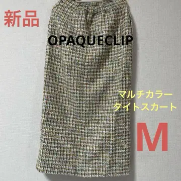 [ 새상품 ] OPAQUE CLIP 멀티 컬러 타이트 스커트 38(M)
