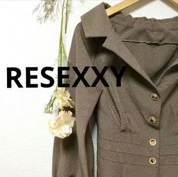 RESEXXY 리젝시 데콜테 디자인 원피스 멋짐 귀여움