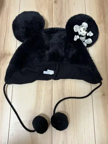 미키마우스 귀달이 모자 58cm 블랙