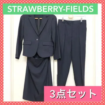 3세트 STRAWBERRY FIELDS 셋업 네이비 수트