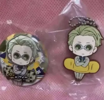 주술회전 나나미 켄토 캐릭터 반쵸코 러버 스트랩 & 캔뱃지