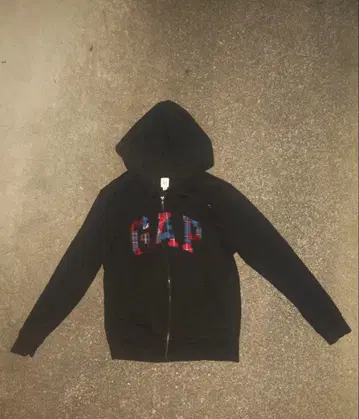 GAP 후드 부착 풀 집업 후드티 y2k