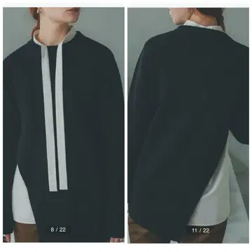완판템 CLANE SLANT CUT KNIT TOPS 롱니트 울