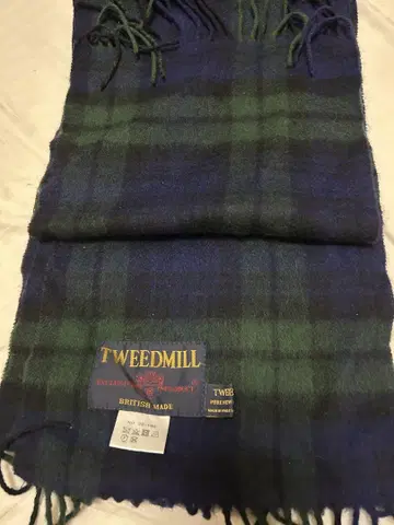 TWEEDMILL 울 체크 머플러