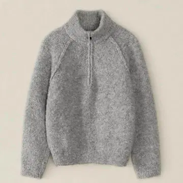 ohotoro Cottage Zipper Knit 그레이 니트