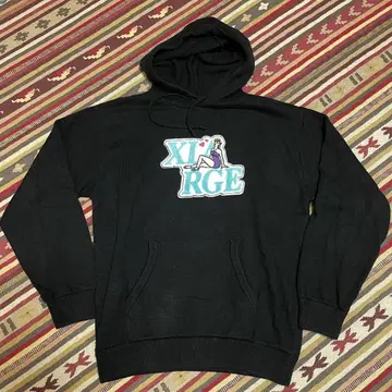 XLARGE 블랙 후드티
