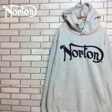 Norton 노튼 후드티 자수 빅 로고 바이커!