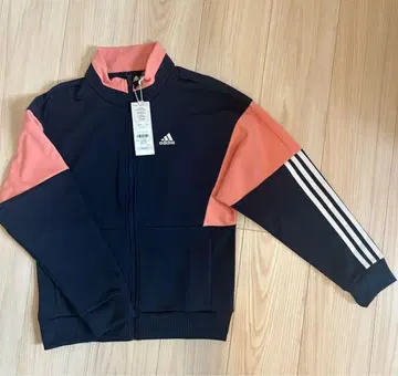 adidas 집업 자켓 S 네이비/핑크