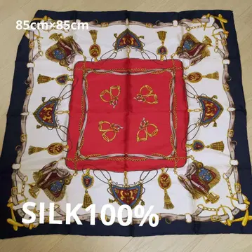 100% 실크 스카프 85cm