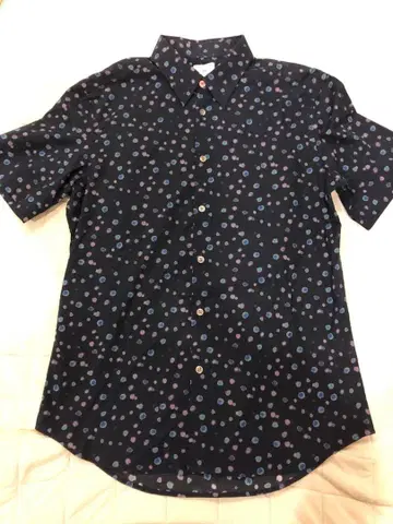 Paul Smith 도트 무늬 반팔 셔츠 L 미사용 새상품 택 없음