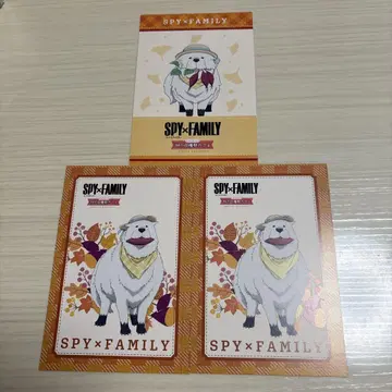 SPY x FAMILY 스이파라 스위츠 파라다이스 엽서 본드 3장
