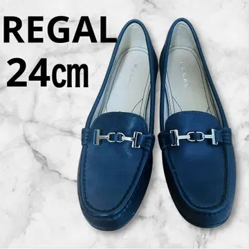 REGAL 블랙 로퍼 24cm