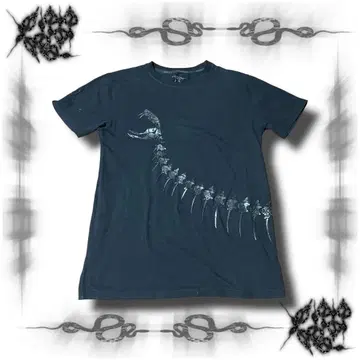 'NFS' 2000s Cyberdog Black Fossil Tee