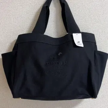 페딜 블랙 세퍼레이트 토트백 사이드 포켓 대용량