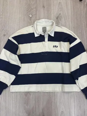 GAP 스트라이프 피케 셔츠 긴팔