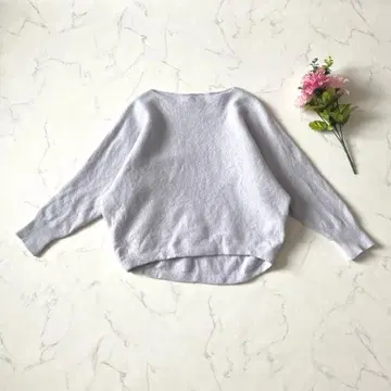 [최근 모델] 노블 파인울 돌먼 풀오버 24AW 보라색