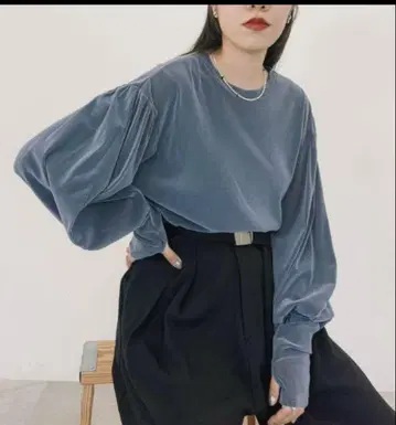 니코앤드 택 포함 새상품 복슬복슬 튤 풀오버 벨로아