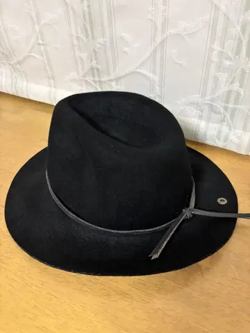 피터그림 중절모 울 100% 블랙