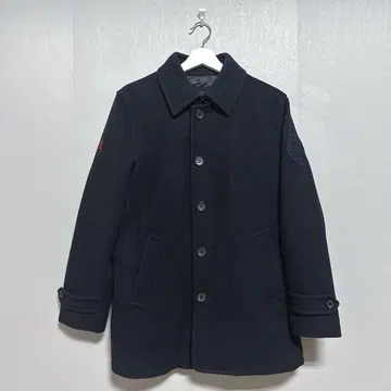 [ VAN Jacket ] (M) 남성용 더블 브레스트 피 코트 네이비