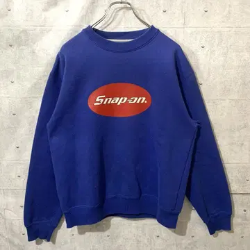 스냅온 스냅 맨투맨 L 90s 두꺼운 구제 빈티지
