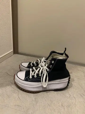 CONVERSE ALL STAR 블랙 하이컷 스니커즈